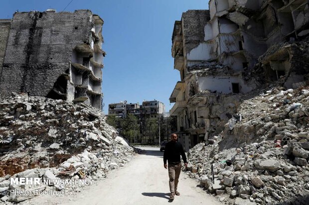 حداقل ۲۶ کشته و زخمی در حمله خمپاره ای تروریست ها به حلب سوریه