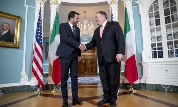 دیدار پمپئو و وزیر کشور ایتالیا با محوریت ایران