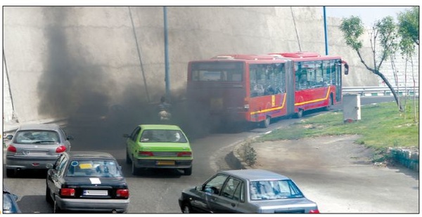 اتوبوس‌ها و کامیونت‌های برون شهری نیازی به فیلتر دوده ندارند