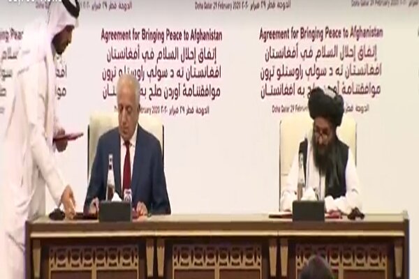 آمریکا و طالبان توافق صلح امضا کردند