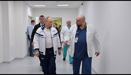 پزشک ارشد همراه پوتین به کرونا مبتلا شد+عکس