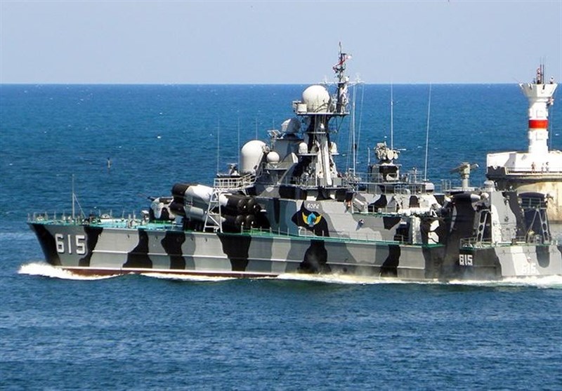 مانور کشتی‌های موشک انداز روسیه در دریای سیاه