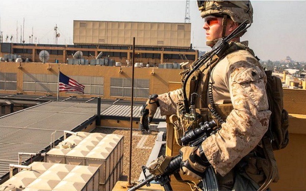 سفارت آمریکا به پایگاه نظامی بدل شده است