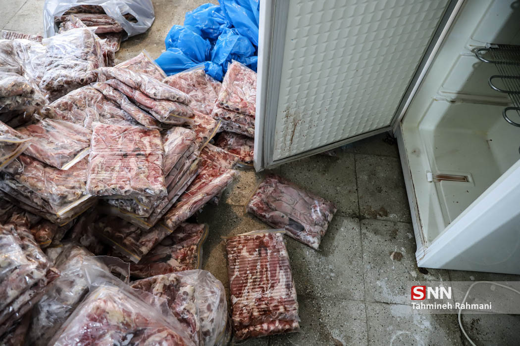 کشف بیش از ۲ تن گوشت فاسد در تهران