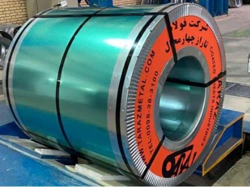  تولید ورق گالوانیزه با پوشش TOC در شرکت فولاد تاراز چهارمحال و بختیاری
