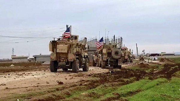 ورود کاوران نظامی آمریکا از اراضی عراق به خاک سوریه  

