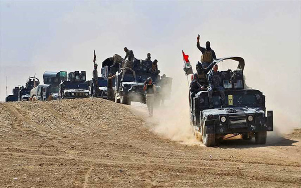 عملیات پلیس فدرال عراق برای پاکسازی مناطق مکیشیفه و خط اللاین از عناصر تروریستی