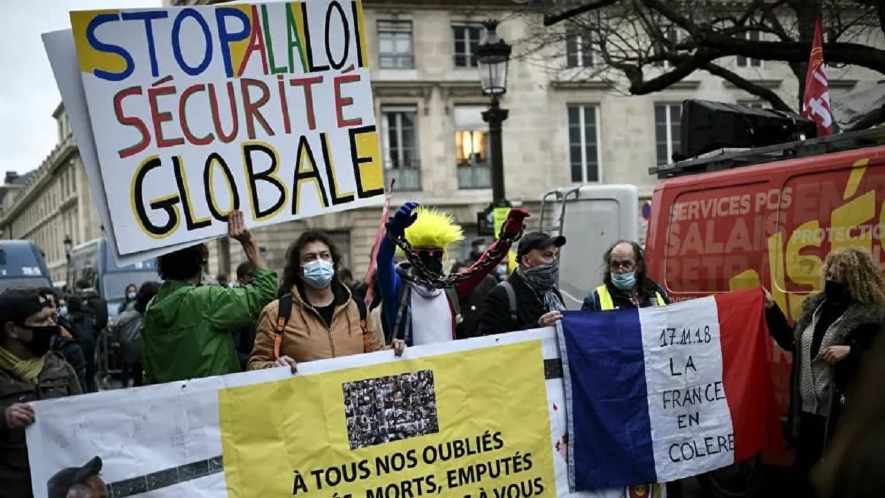 موج جدید اعتراضات در سراسر فرانسه در پی تصویب لایحه جنجالی