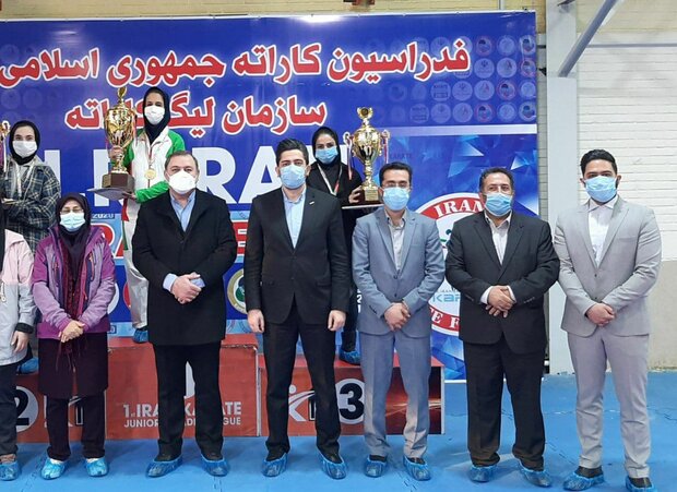 برگزاری مراسم اهدای کاپ تیم‌های برتر لیگ‌های کاراته بانوان