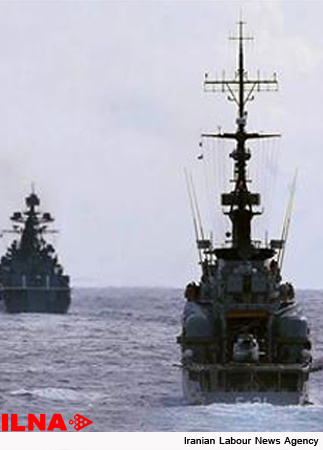 رزمایش دریایی یونان و آمریکا در خلیج فارس